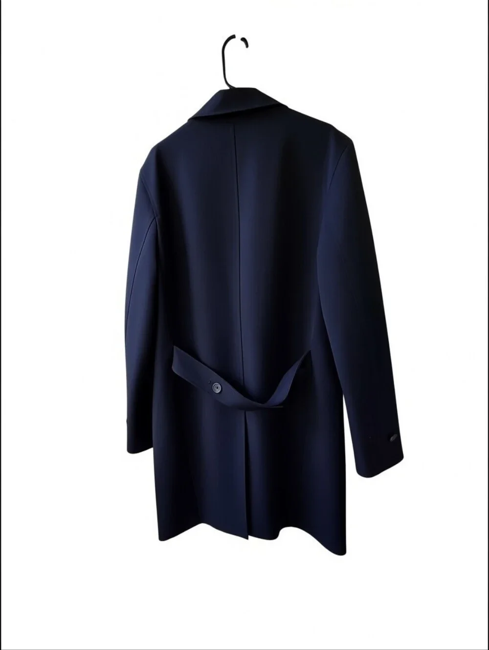 Michael Kors Black Single-Breasted Pea Coat